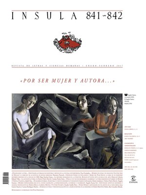 cover image of "Por ser mujer y autora..." (Ínsula n° 841-842, enero-febrero de 2017)